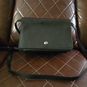 Patricia Nash NWOT Black Leather Crossbody Bag